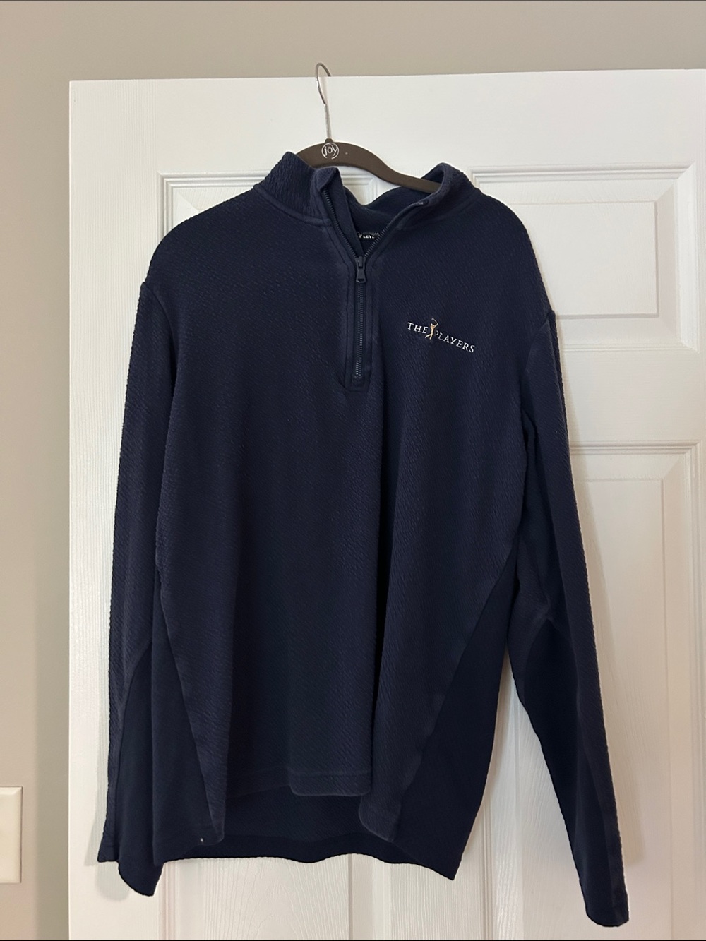 The Players Men's Navy Quarter-Zip Sweater